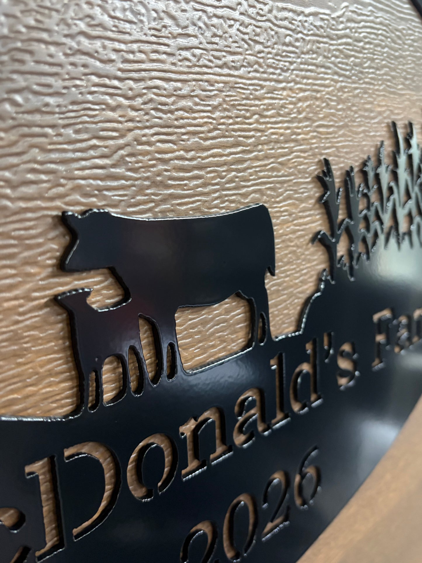 Custom Metal Farm Sign 3