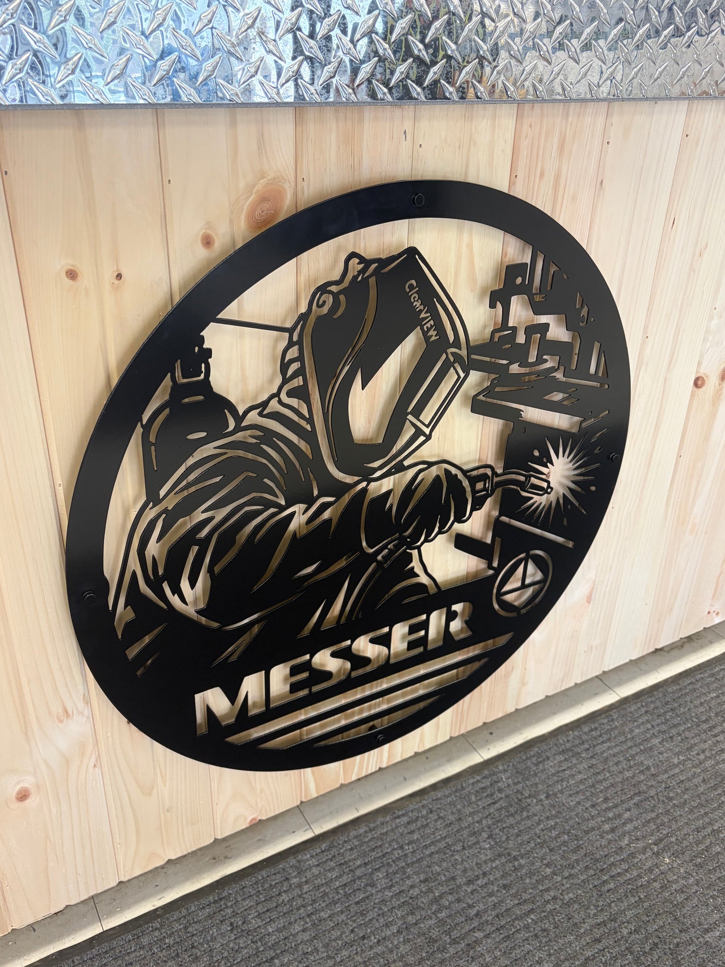 Metal AI Designed Signs