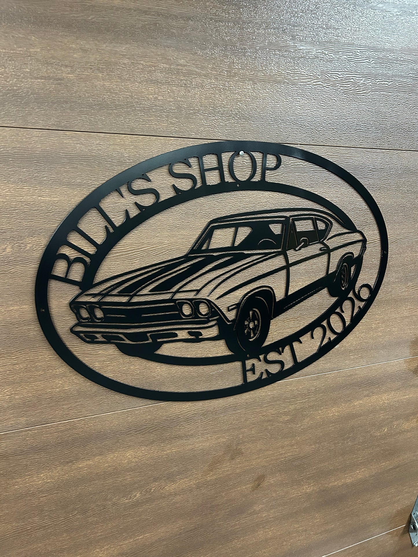 Custom Metal 68 Chevelle Garage Sign