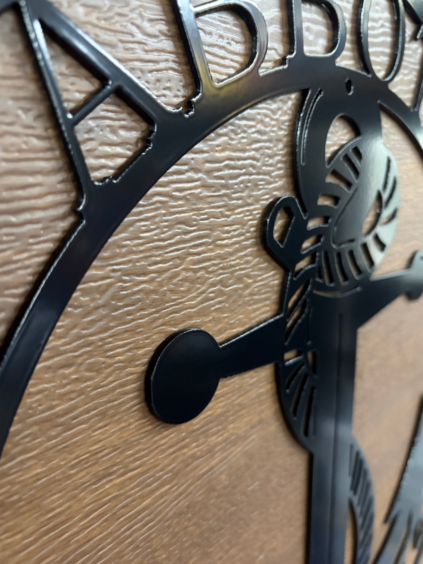 Custom Metal  Anchor and Rope Sign