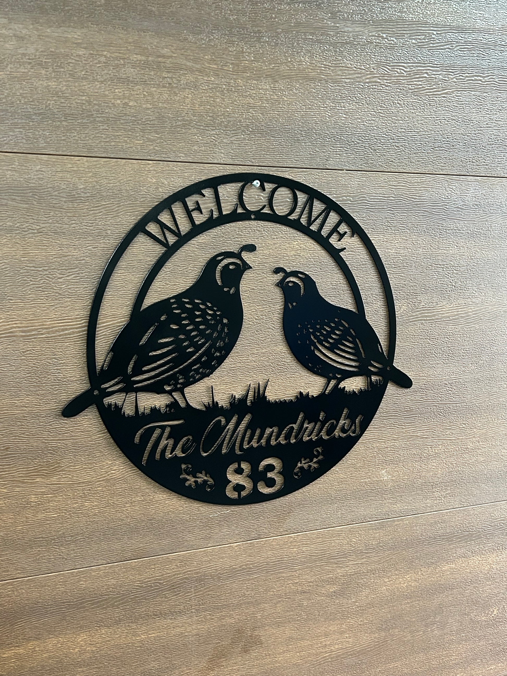 Decorative Metal Wall Art Sign