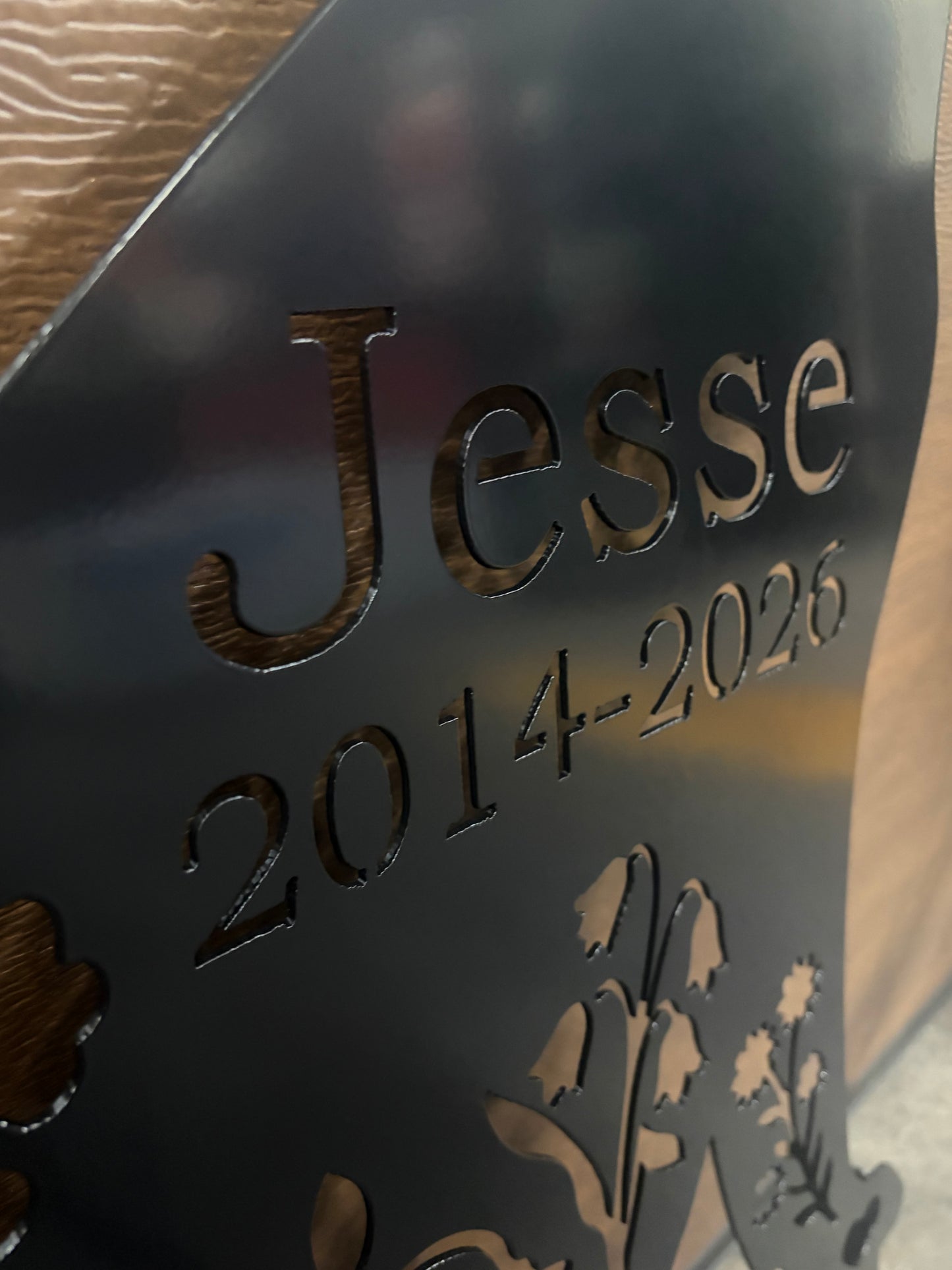 Custom Metal Dog Memorials