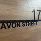 Custom Metal Modern Metal Civic Address Sign