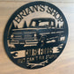 Custom Ford Truck Metal Sign