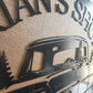 Custom Ford Truck Metal Sign