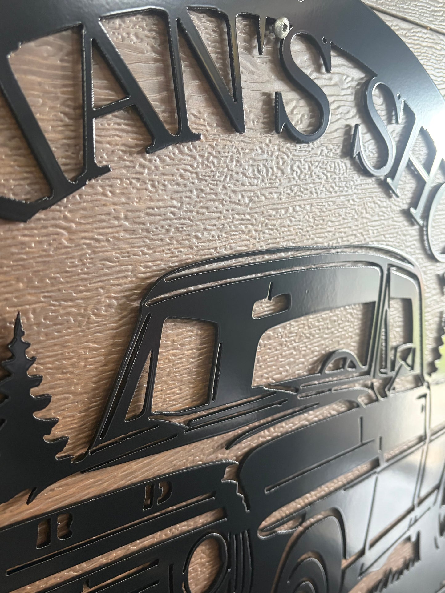 Custom Ford Truck Metal Sign