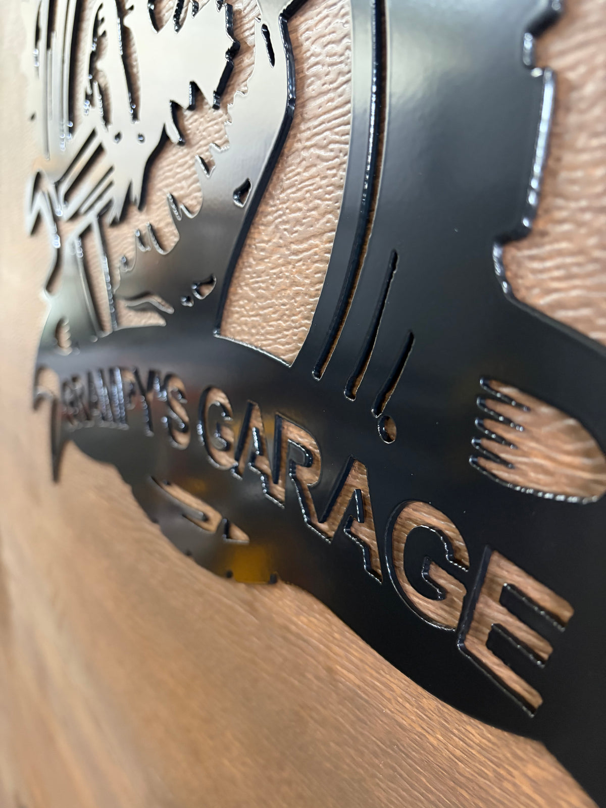 Custom Metal Garage and Workshop Sign 1