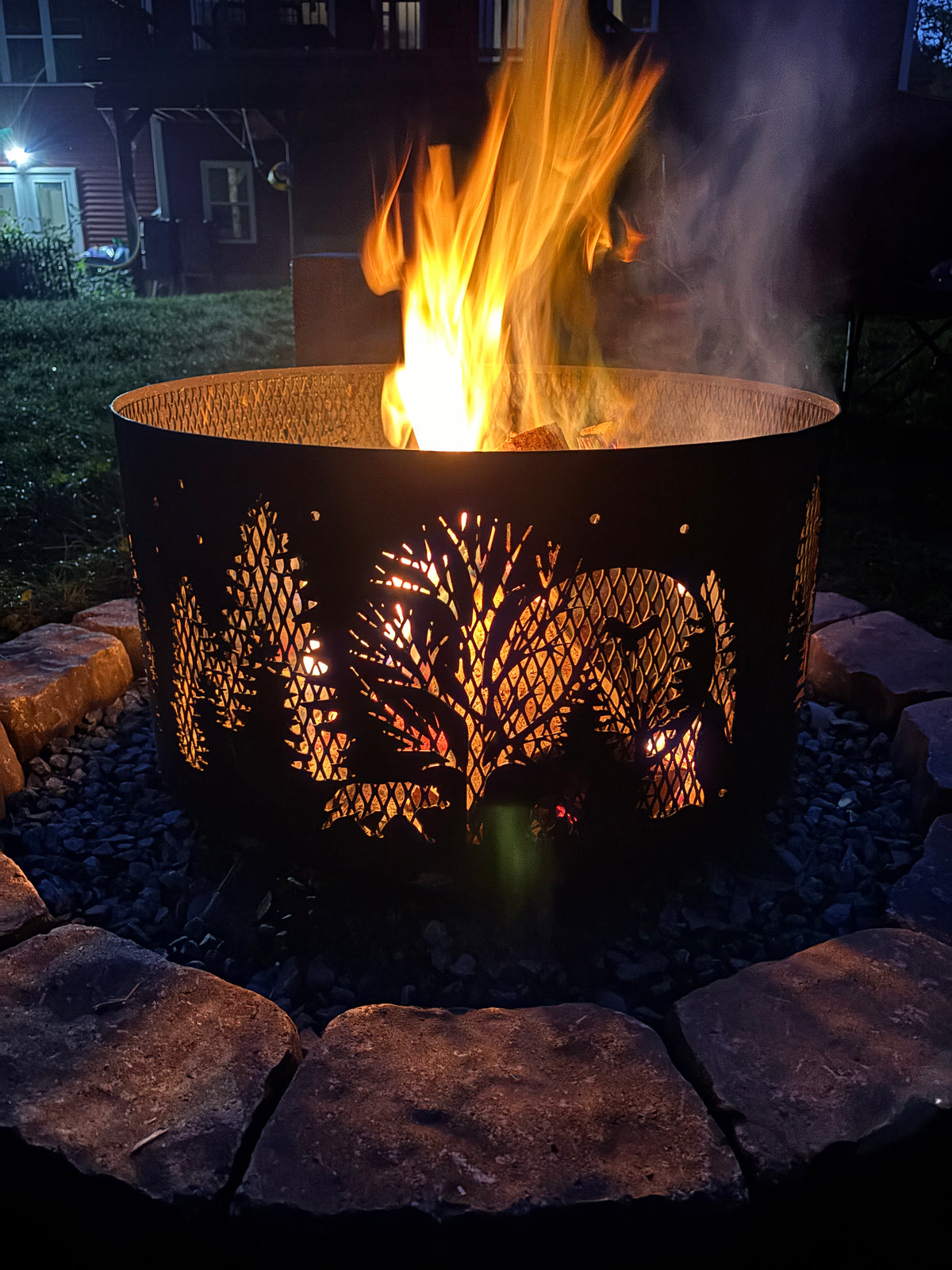 Anneau de feu personnalisé avec logo de l'entreprise