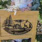 Custom Metal Deer Cabin Signs