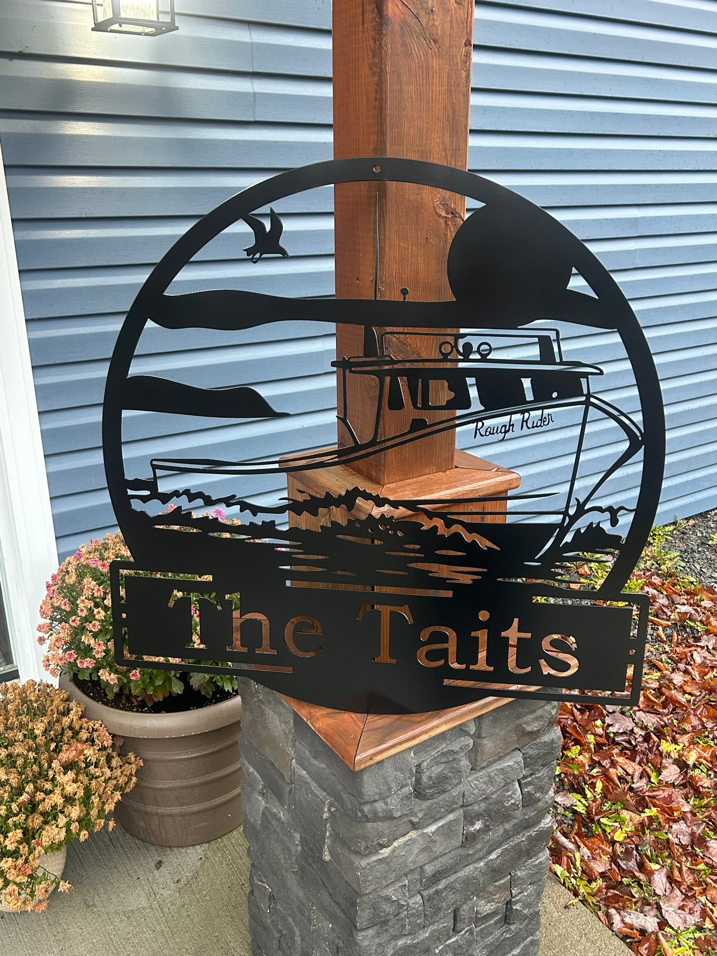 Portraits de chiens en métal personnalisés