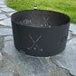 Golfer fire pit