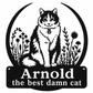 Custom Metal Cat Memorial