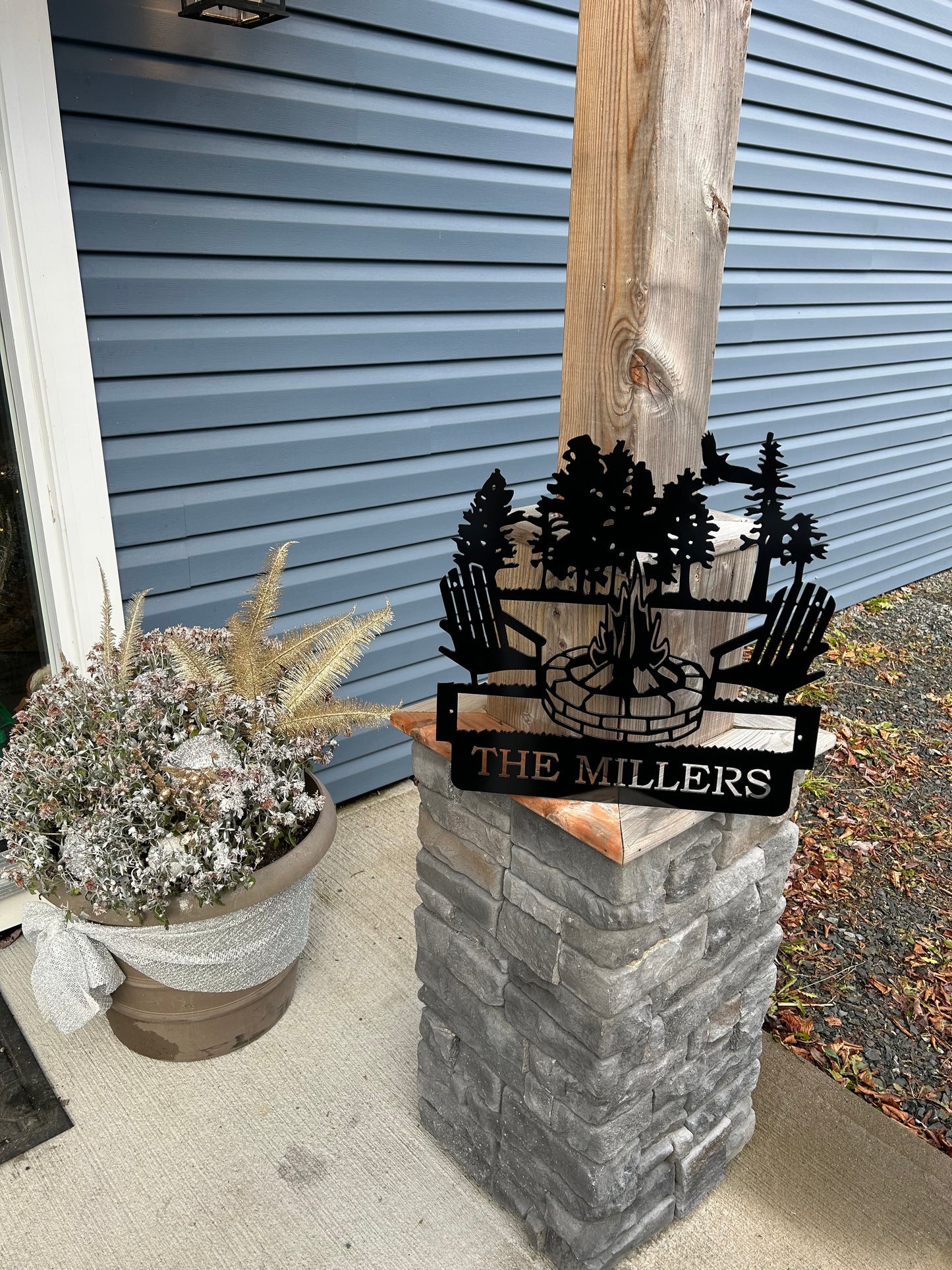 Custom Metal Campfire Sign