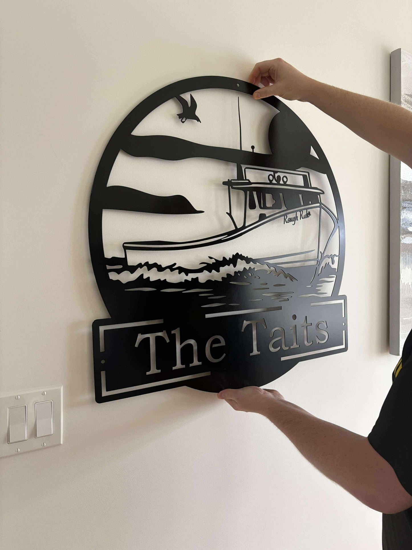 Portraits de chiens en métal personnalisés