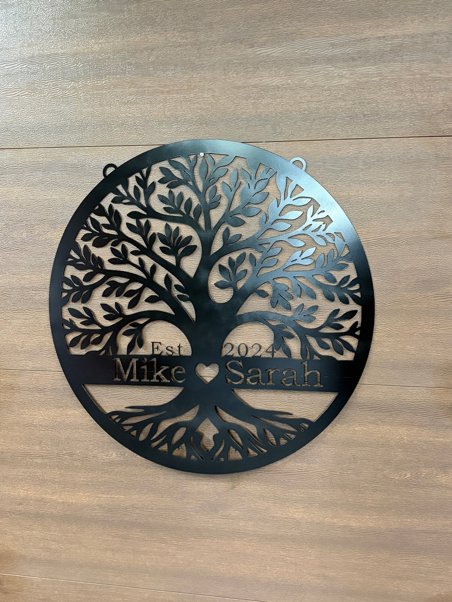 Custom Metal Family Tree Sign 6