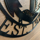 Custom Metal  Anchor and Rope Sign
