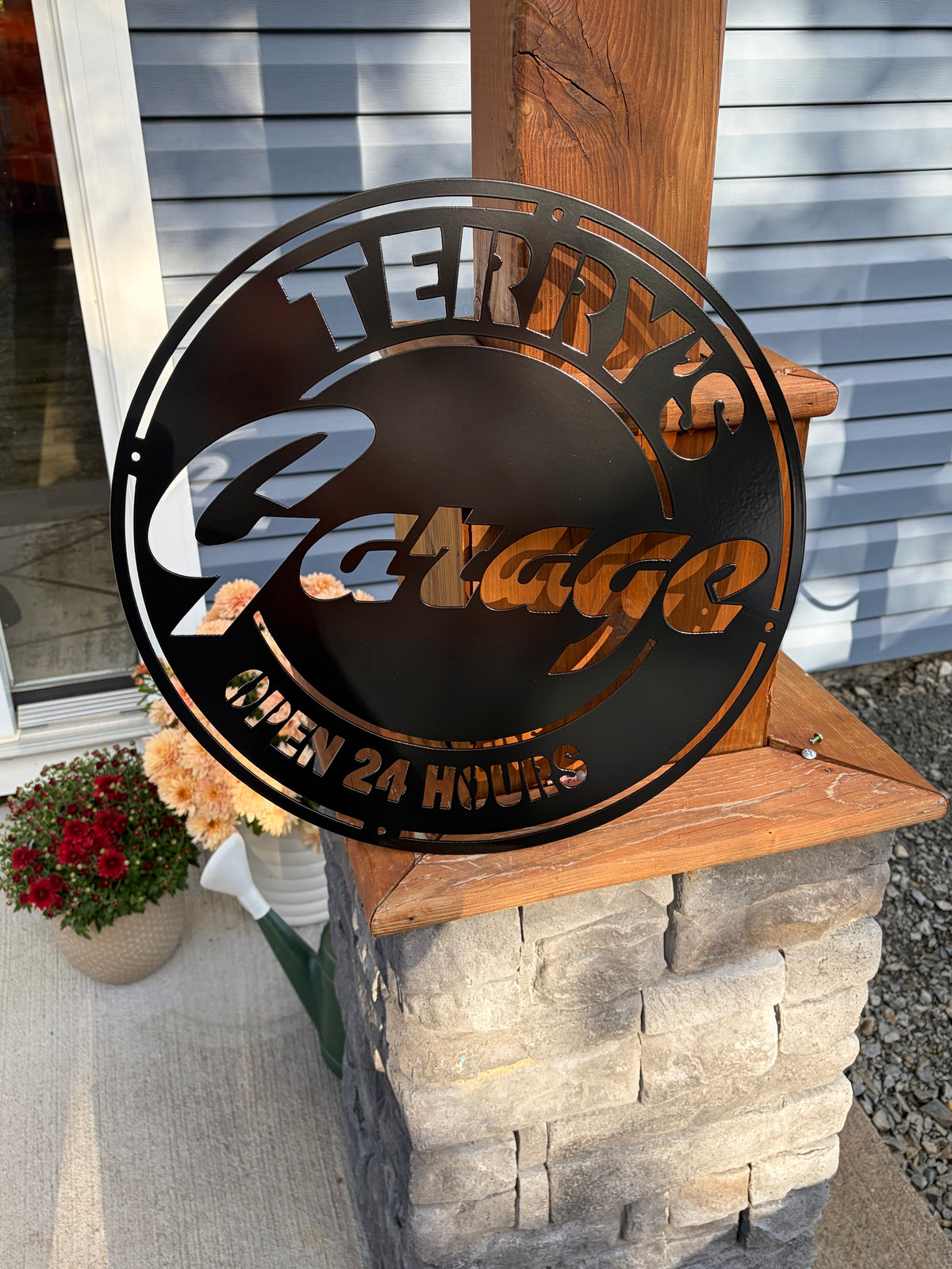 Custom Metal Garage and Workshop Sign 11