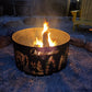 Wolf Forrest Scene Fire Ring