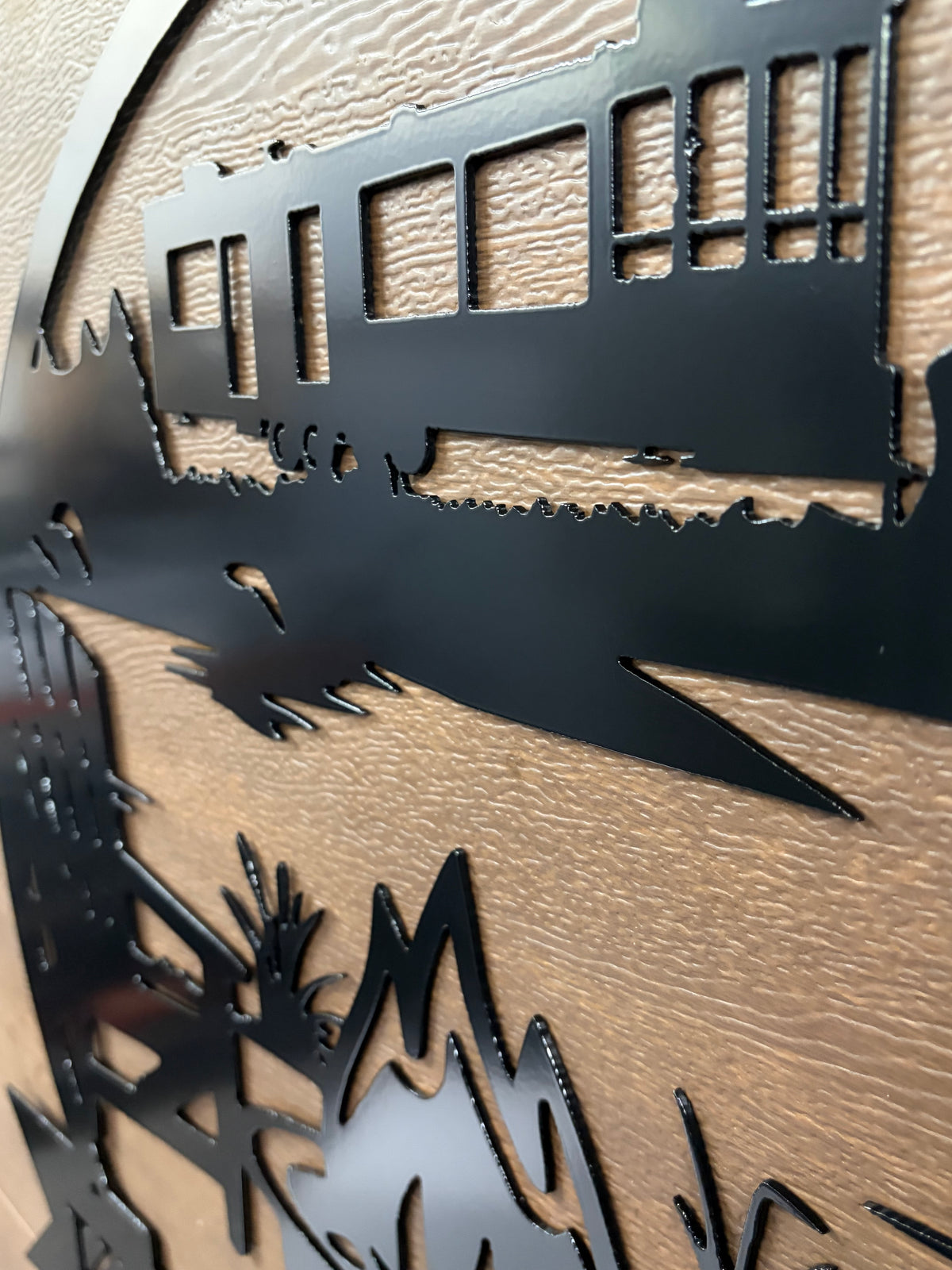 Custom Metal Camper Campfire Sign 3