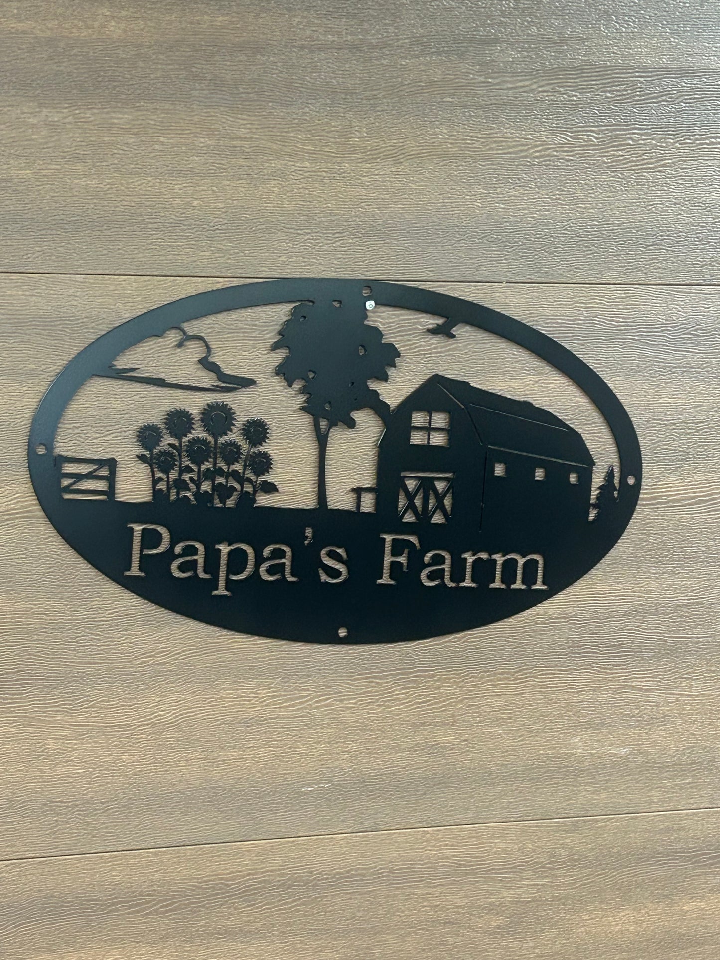 Custom Metal Farm Sign 6