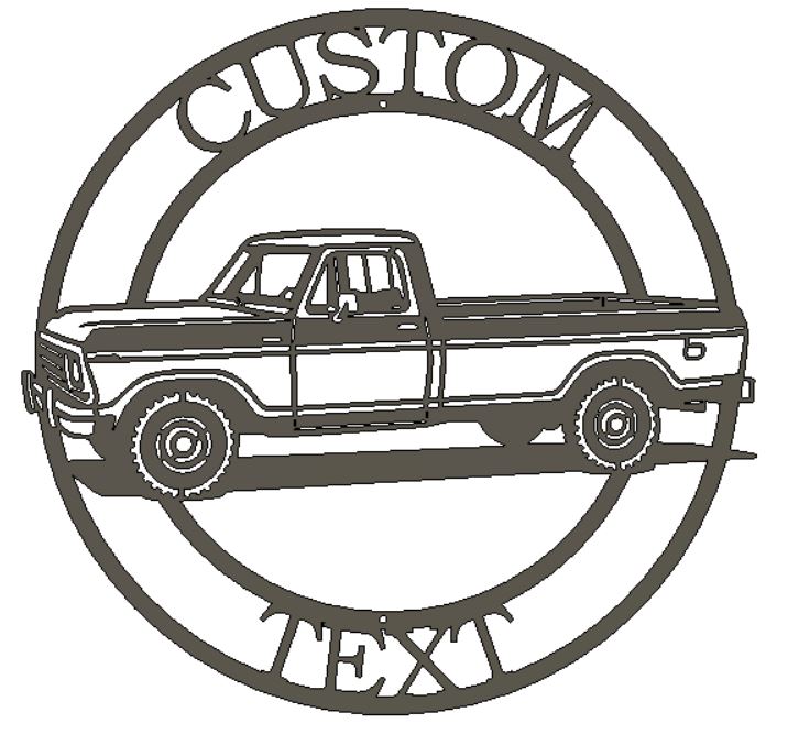 Custom 73-79 f150 Gen 4 metal sign