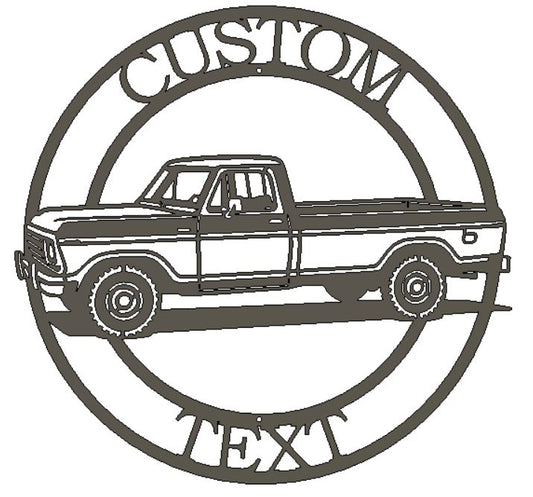 Custom 73-79 f150 Gen 4 metal sign