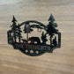Custom Metal Bear Scene Sign