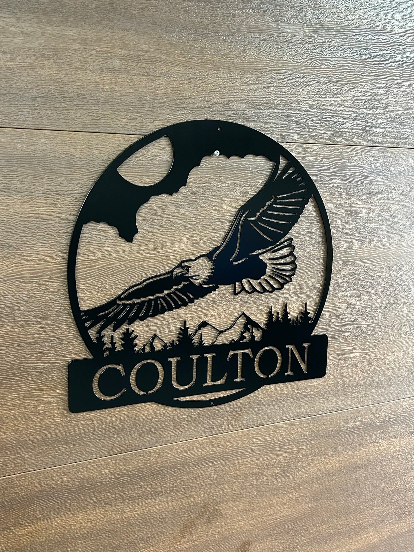 Decorative Metal Family Name Sgn