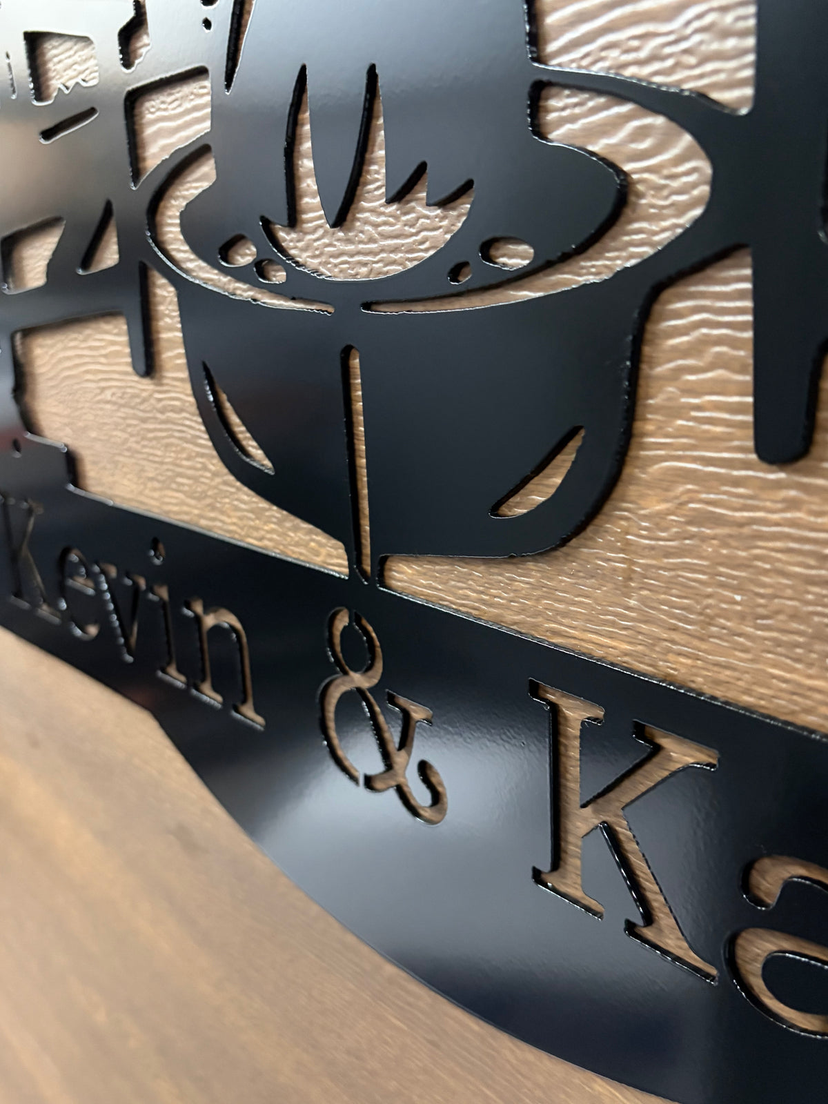 Custom Metal Camper Campfire Sign 3