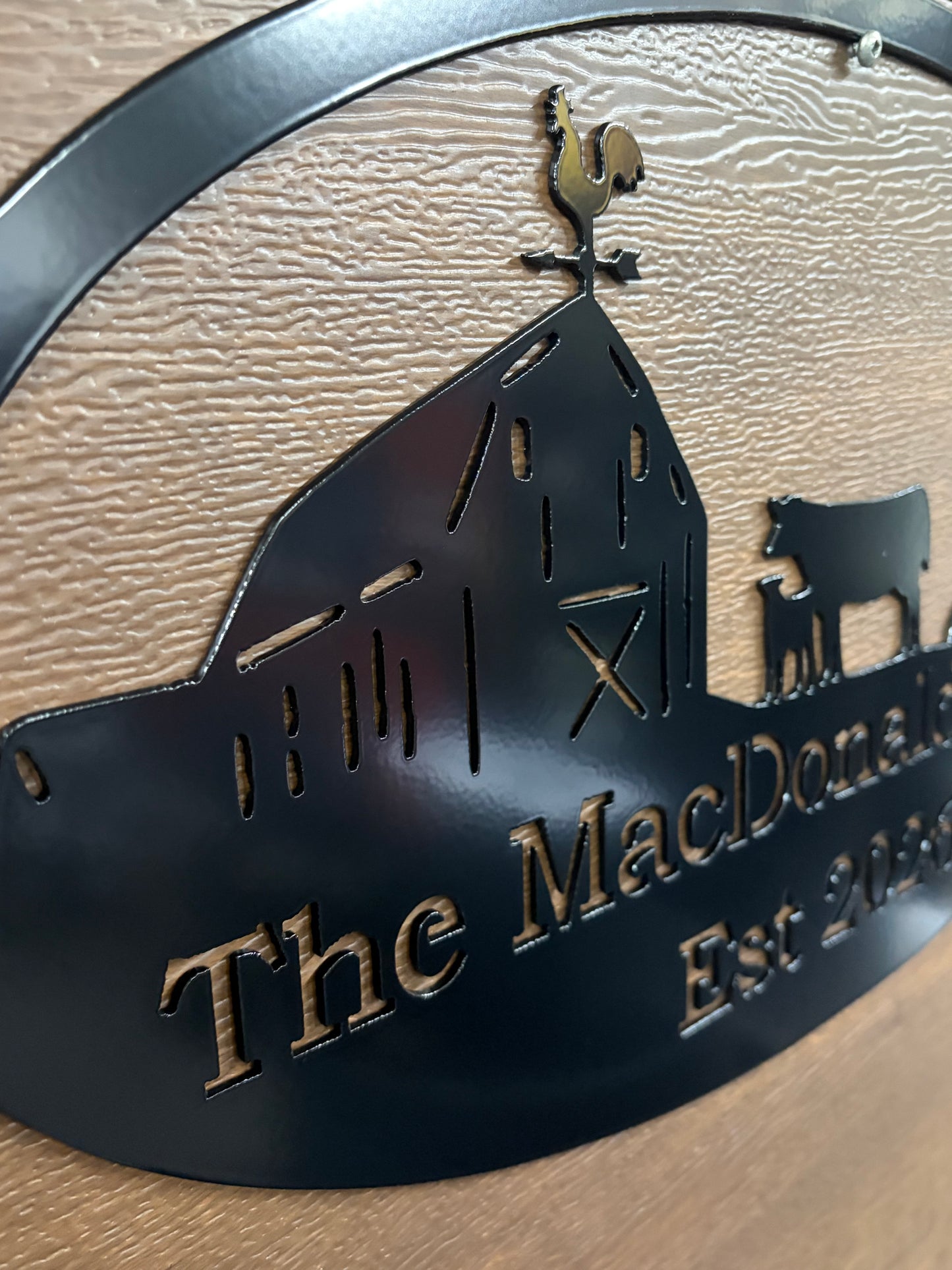 Custom Metal Farm Sign 3