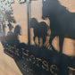 Custom Metal Wild Horse Sign