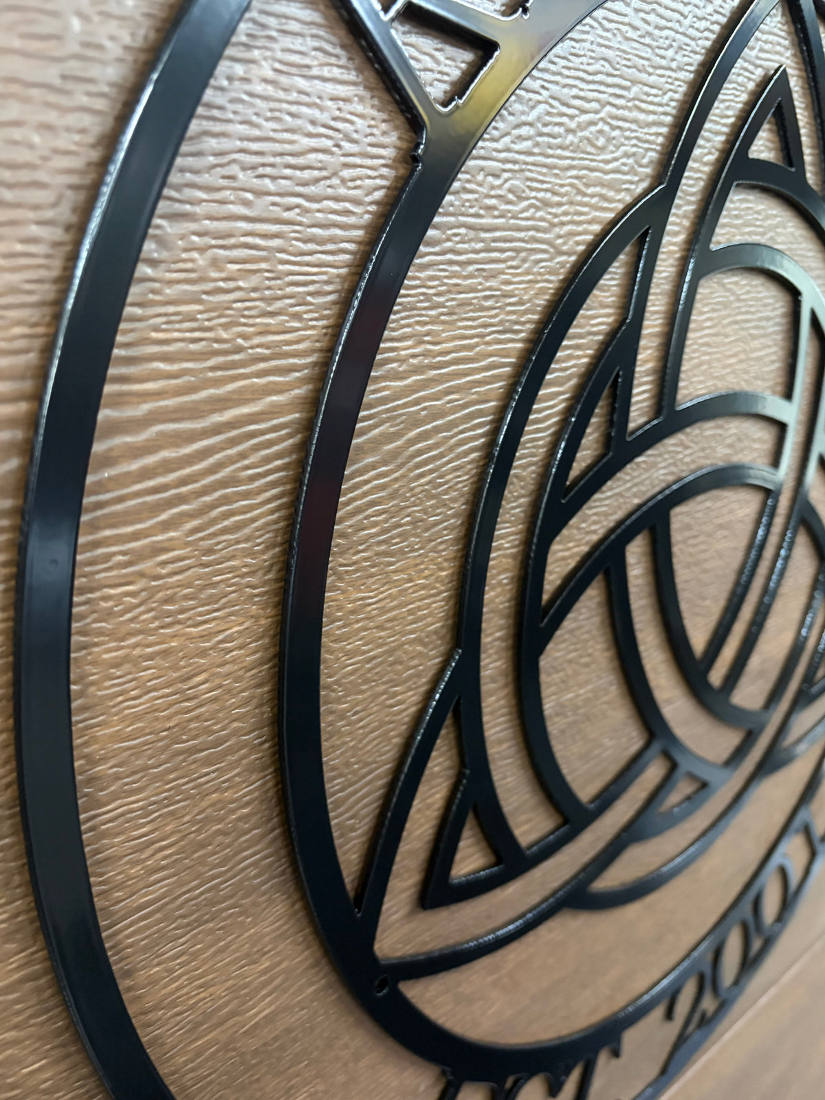 Custom Metal Irish Trinity Sign