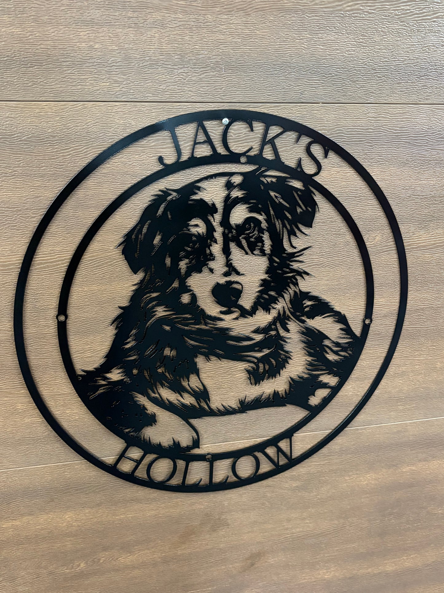 Custom Metal Dog Portraits