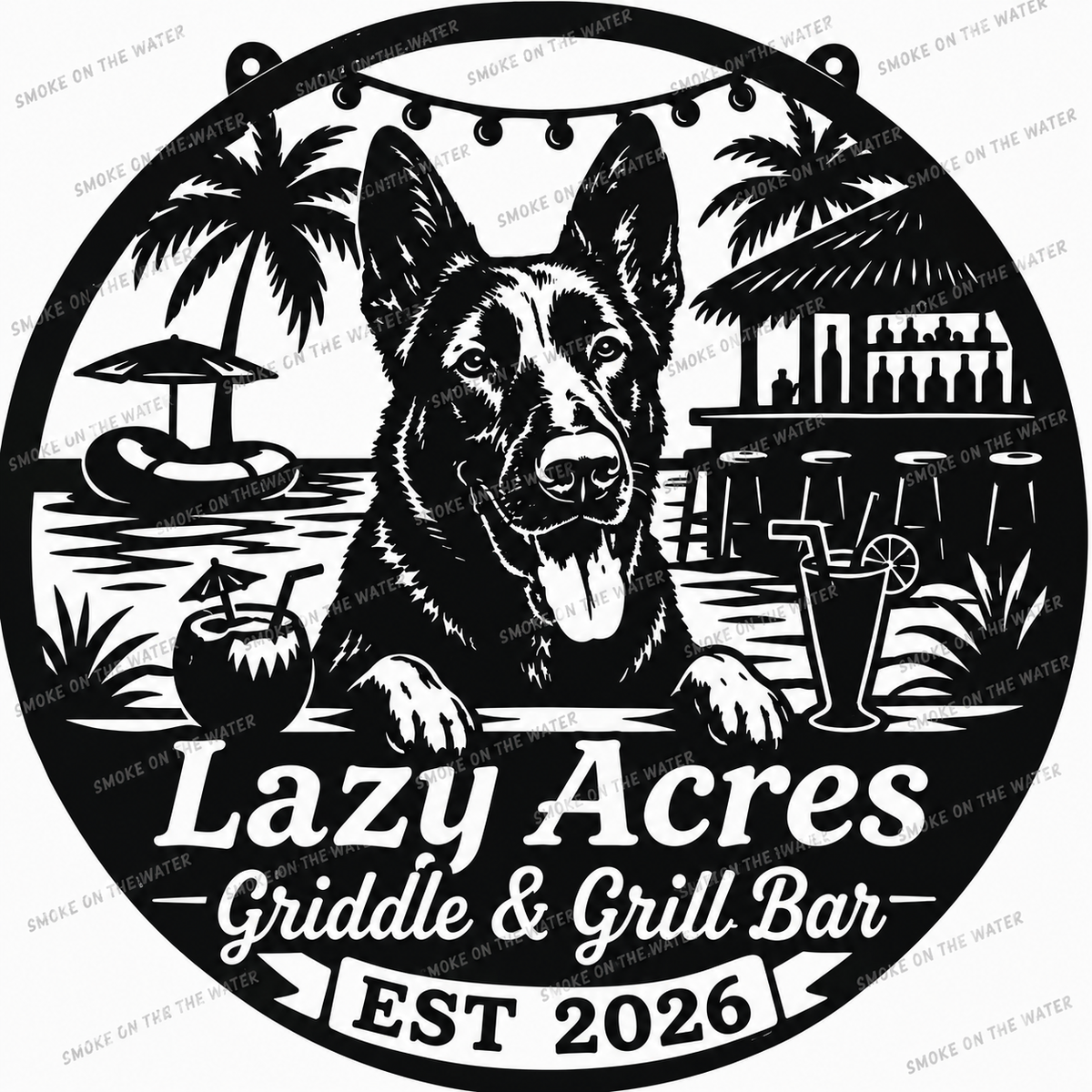 Custom Metal Dog Portraits