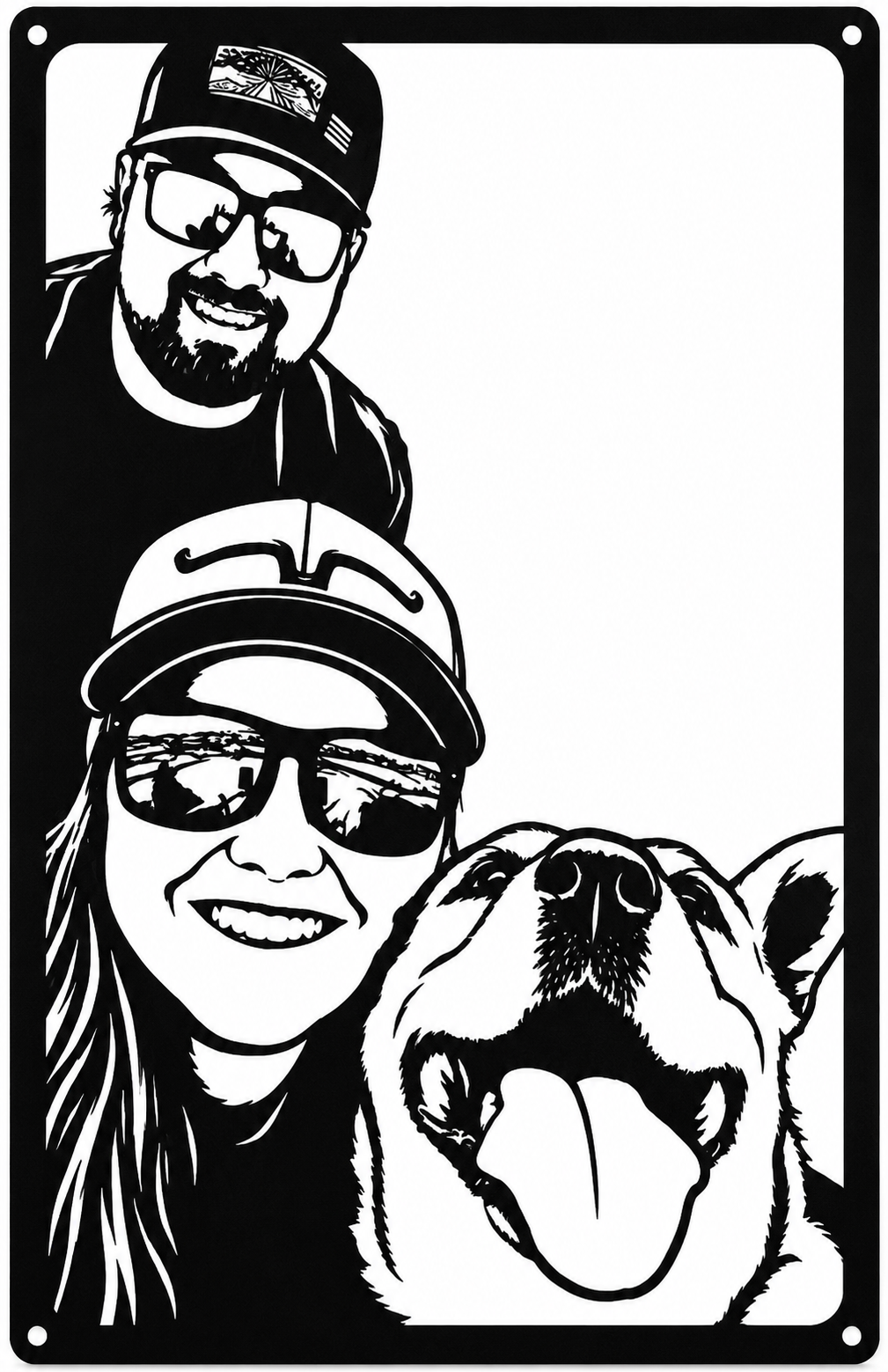 Custom Metal Portraits