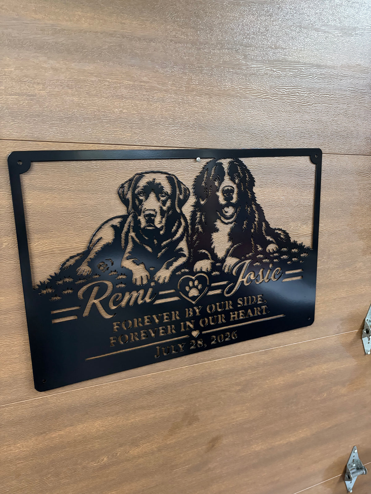 Custom Metal Dog Portraits