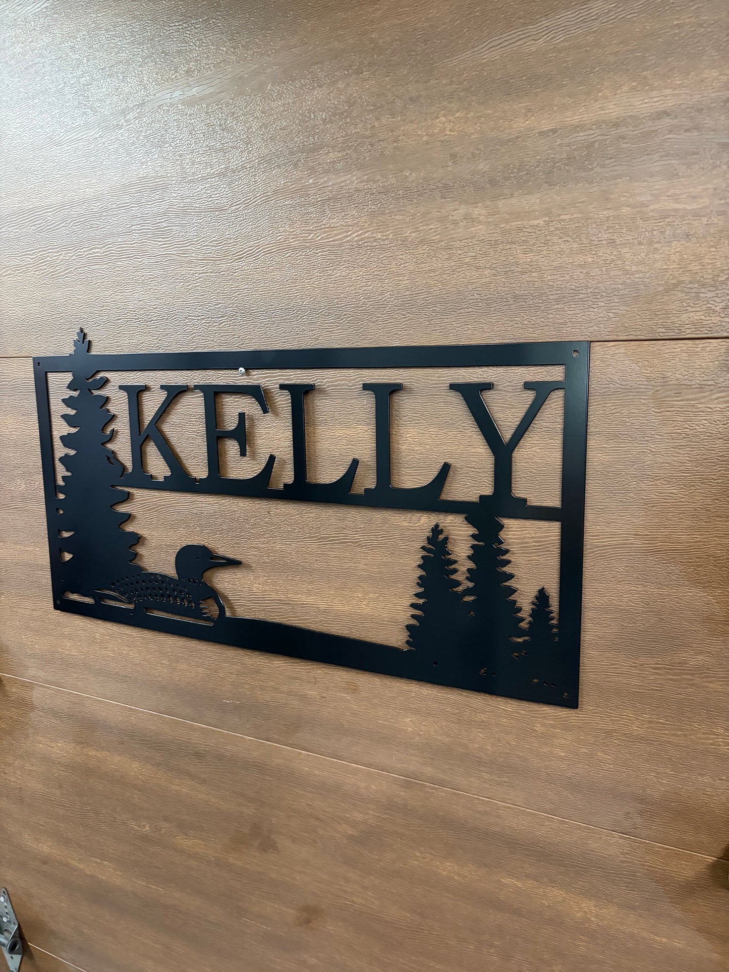 Custom Metal Loon Sign 4