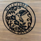Custom Metal Hummingbird Sign 2