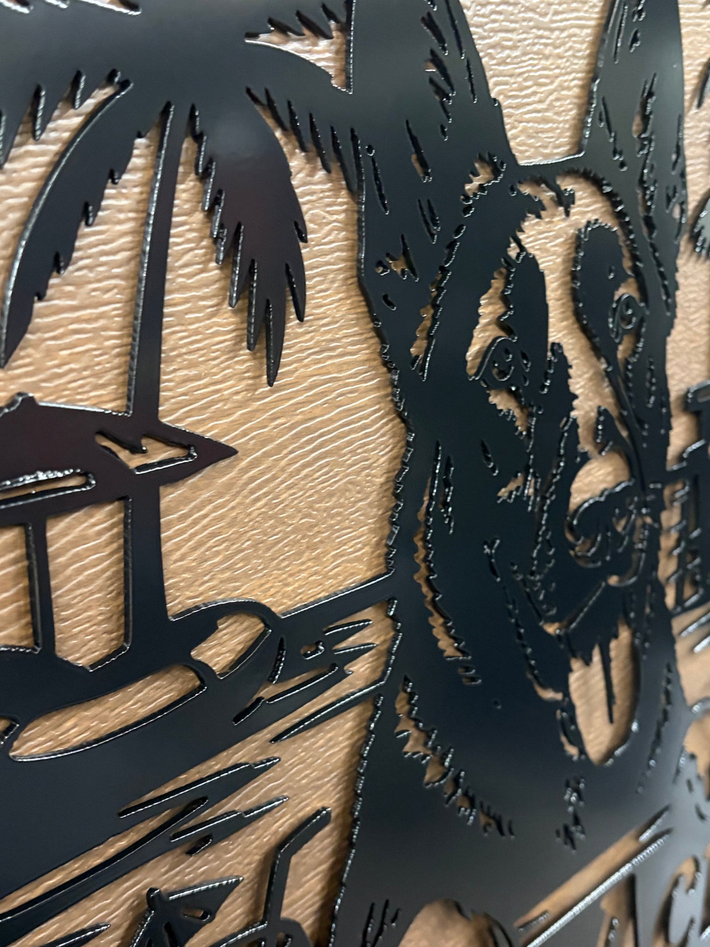 Custom Metal Dog Portraits