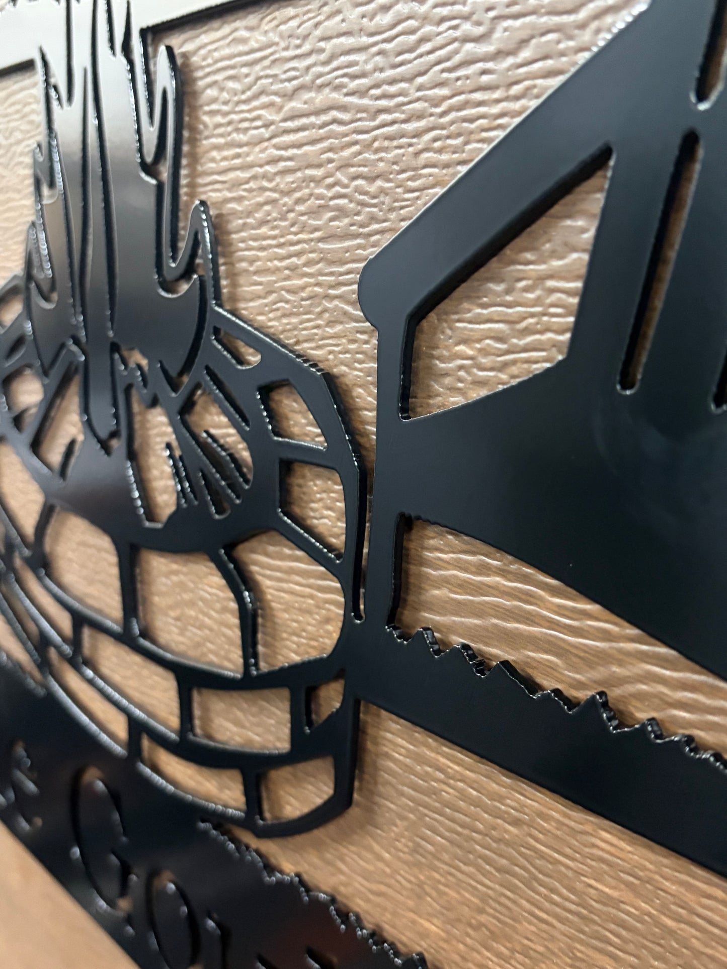 Custom Metal Camper Campfire Sign