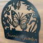 Custom Metal Butterfly Sign