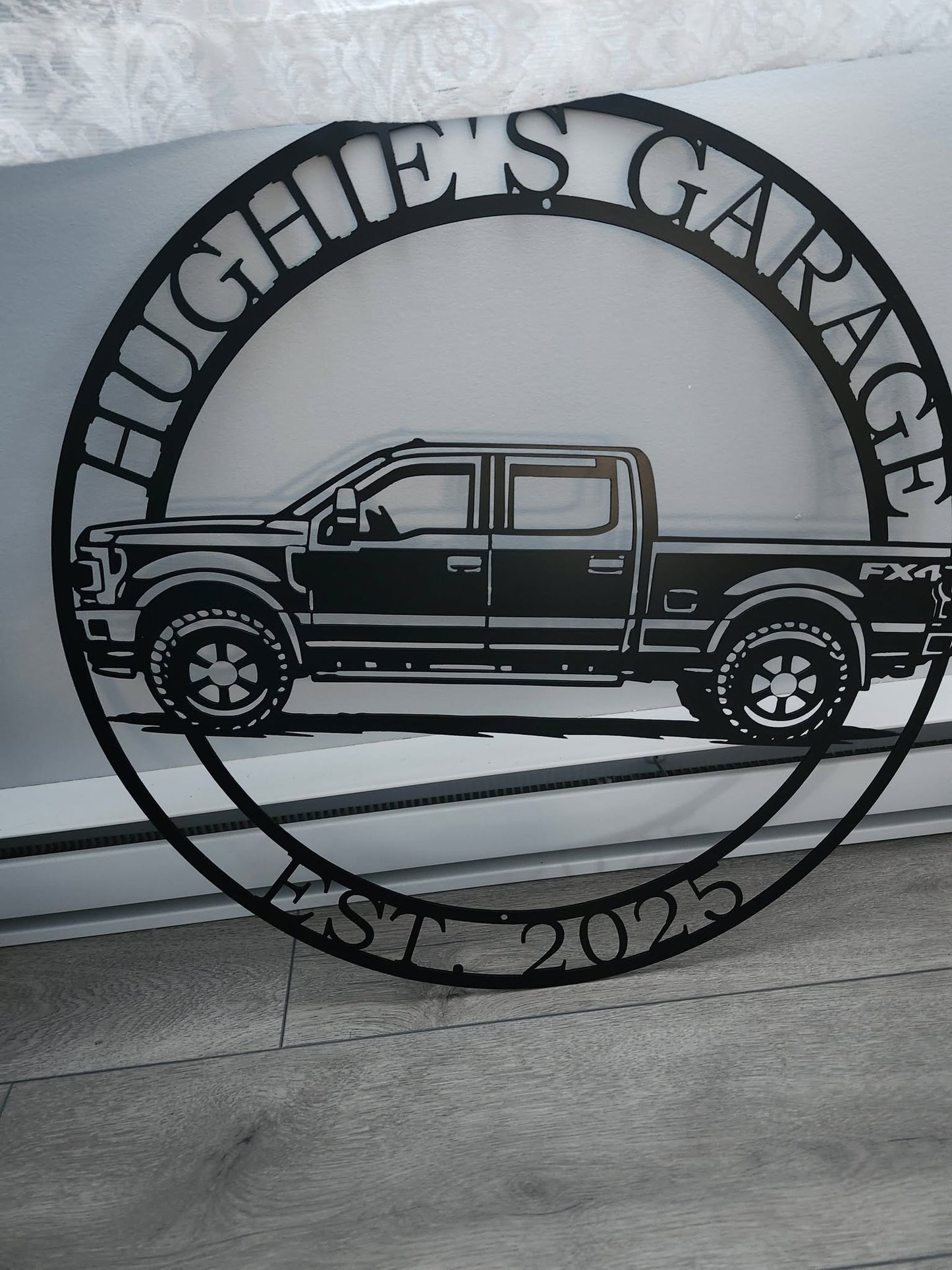 Custom f350 metal sign