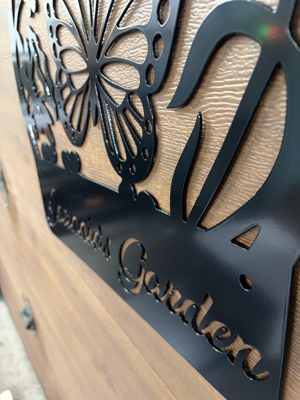Custom Metal Butterfly Sign