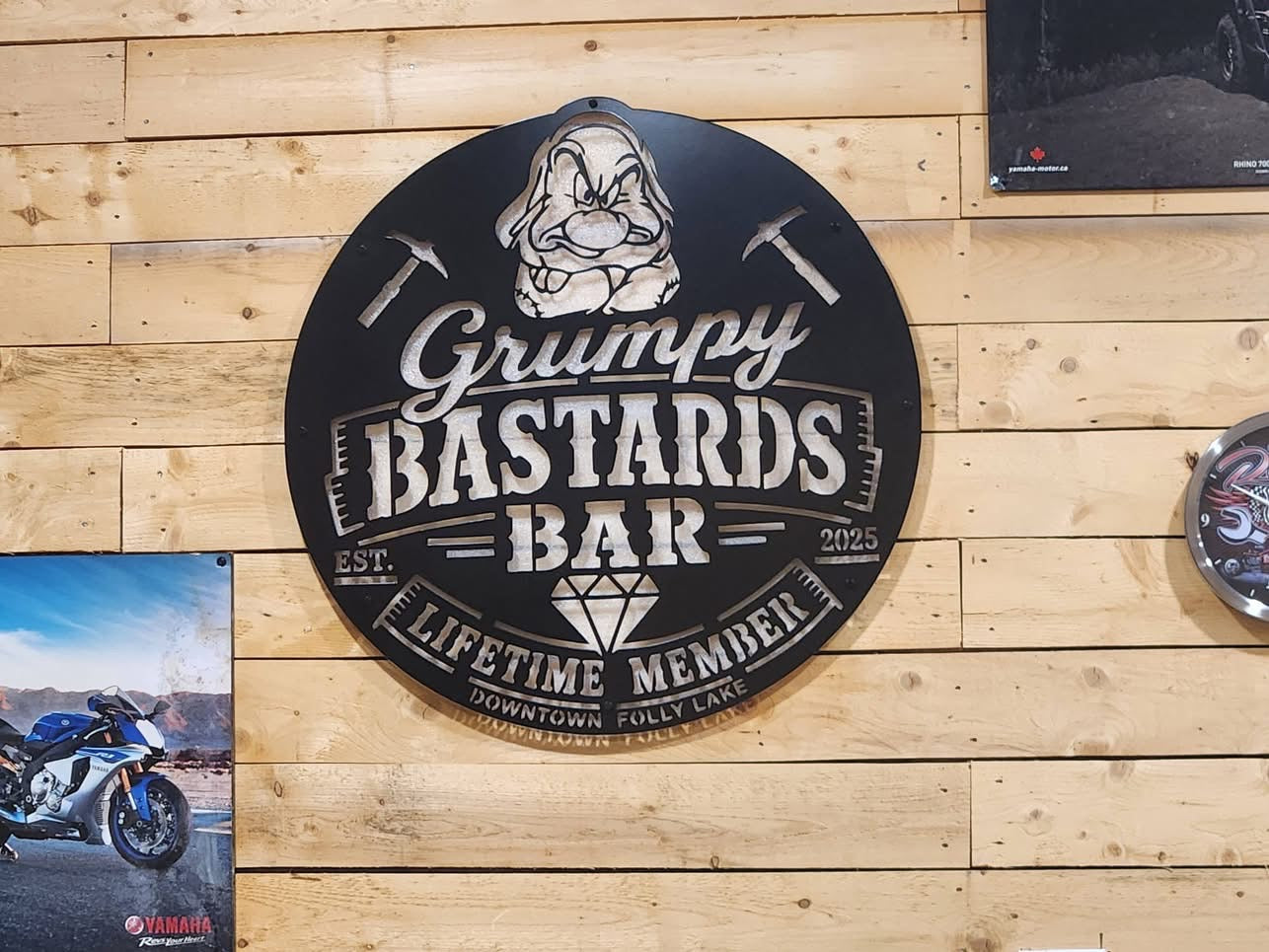 Metal AI Designed Signs