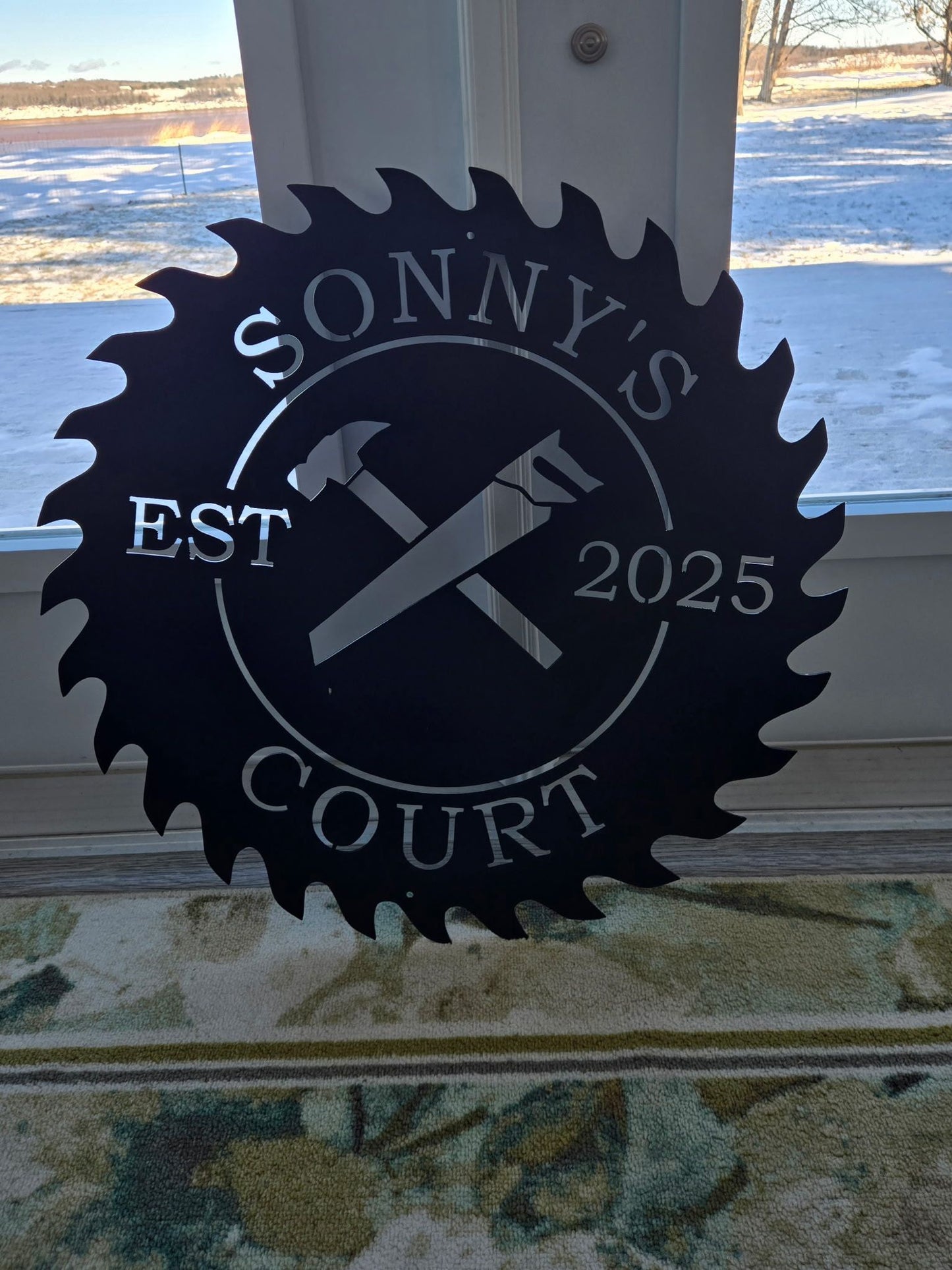 Custom Metal Garage and Workshop Sign 10