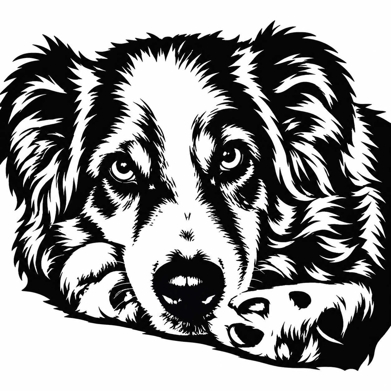 Custom Metal Dog Portraits
