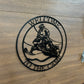 Custom Metal Snowmobile Sign 3