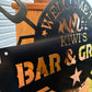Custom Metal Bar and Grill Sign