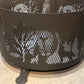 Wolf Forrest Scene Fire Ring