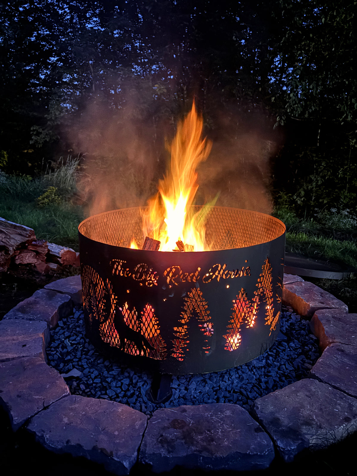 Anneau de feu personnalisé avec logo de l'entreprise